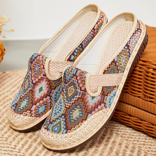 LUNAYA | Comfortabele Instap-Pantoffels van PU Leer