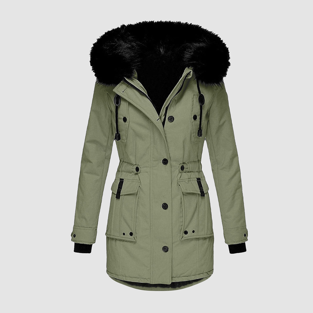 Tess Dames Winterjas | Gewatteerd, Waterdicht Met Gevoerde Capuchon 3