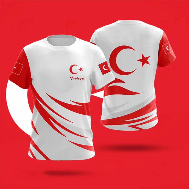 Turbine Heren T-shirt | Sneldrogend, Ademend Polyester 1