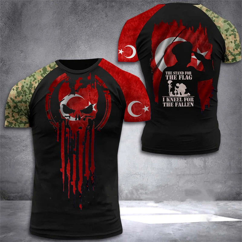 Turbine Heren T-shirt | Sneldrogend, Ademend Polyester 10
