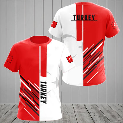 Turbine Heren T-shirt | Sneldrogend, Ademend Polyester 11