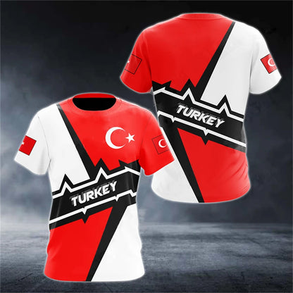 Turbine Heren T-shirt | Sneldrogend, Ademend Polyester 2