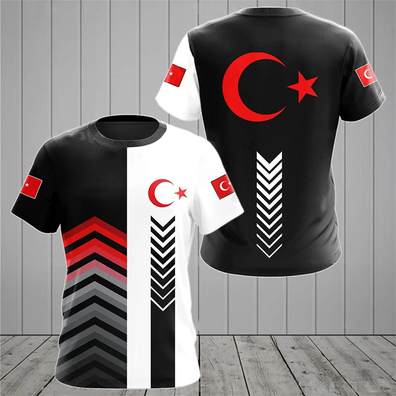 Turbine Heren T-shirt | Sneldrogend, Ademend Polyester 4