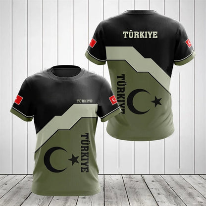 Turbine Heren T-shirt | Sneldrogend, Ademend Polyester 6
