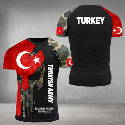 Turbine Heren T-shirt | Sneldrogend, Ademend Polyester 8