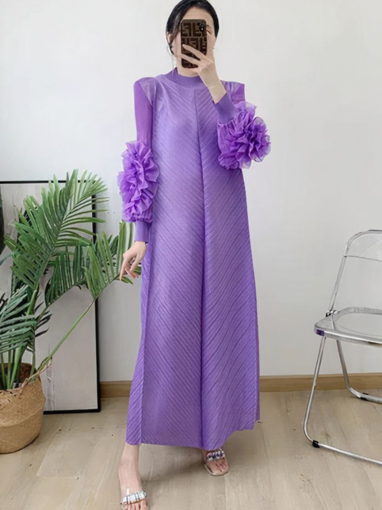 Yamira | Elegante Wijdvallende Maxi-Jurk voor Elke Gelegenheid