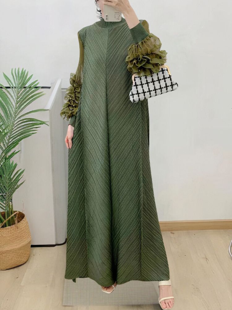 Yamira | Elegante Wijdvallende Maxi-Jurk voor Elke Gelegenheid
