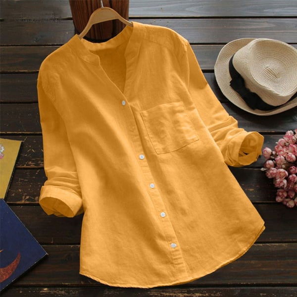 Vera Dames Blouse | 100% Katoen, Losse Pasvorm 4