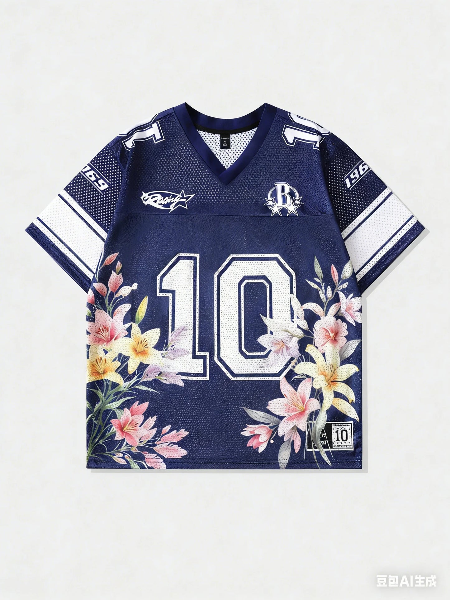 Vera Dames T-shirt | Ademend Katoen, Casual V-hals in Oranje 11