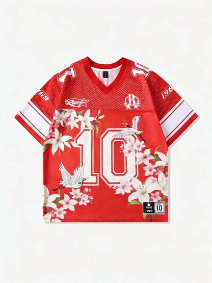 Vera Dames T-shirt | Ademend Katoen, Casual V-hals in Oranje 3