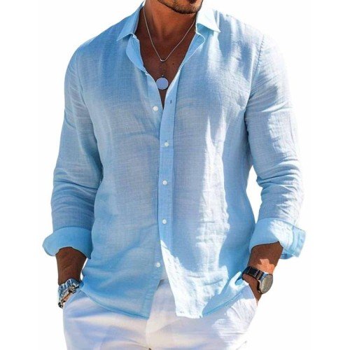 Victor Heren Overhemd | Comfortabele Katoenmix, Casual Stijl 2