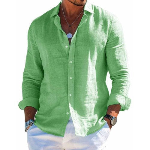 Victor Heren Overhemd | Comfortabele Katoenmix, Casual Stijl 7
