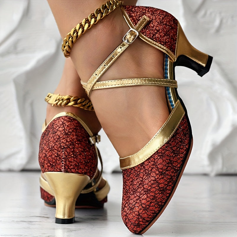 Vienna | Elegante Hakken met Buckle Straps en Glansafwerking 0