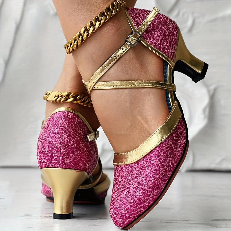Vienna | Elegante Hakken met Buckle Straps en Glansafwerking 4