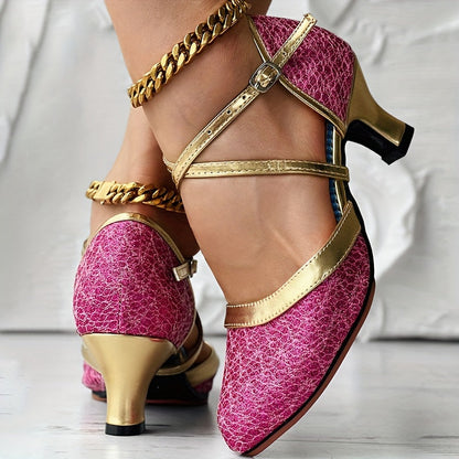 Vienna | Elegante Hakken met Buckle Straps en Glansafwerking 4