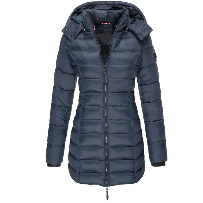 Wendy Damesjas Winter | Gewatteerd Polyester met Capuchon 0