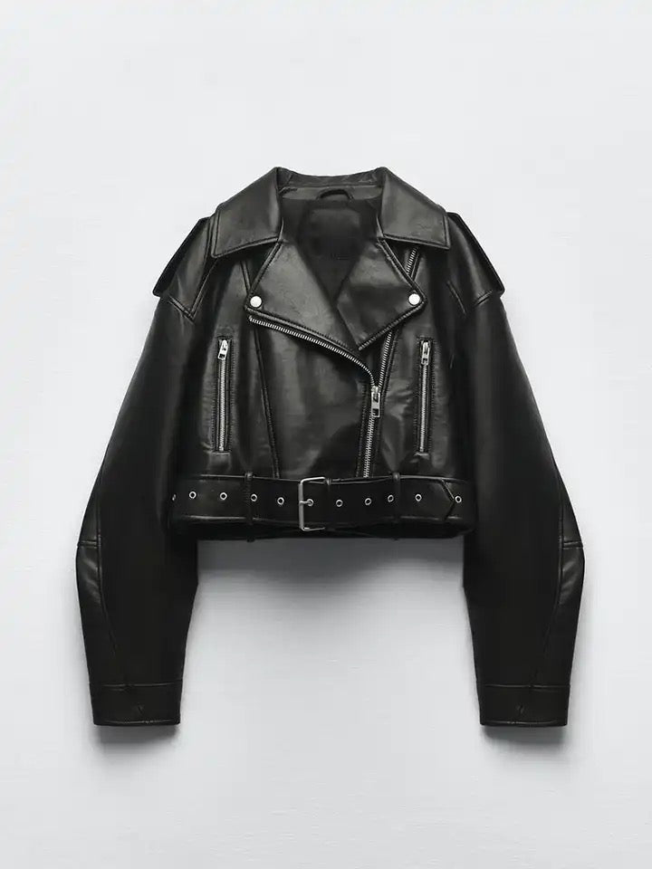 Wendy Zwart Leren Dames Jack | Hoogwaardig Leer, Tijdloos Design 3