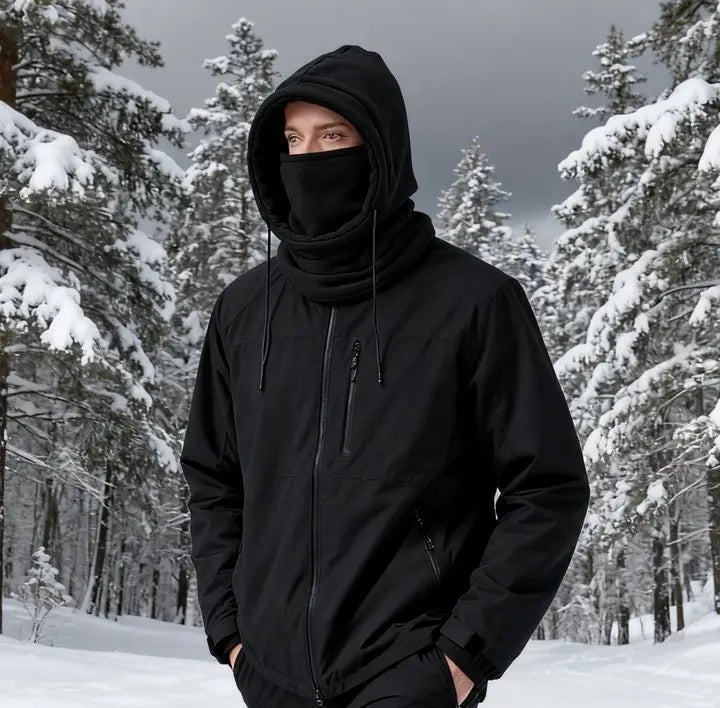 Wilde Unisex Winterbivakmuts | Winddicht Gebreide Stof 2