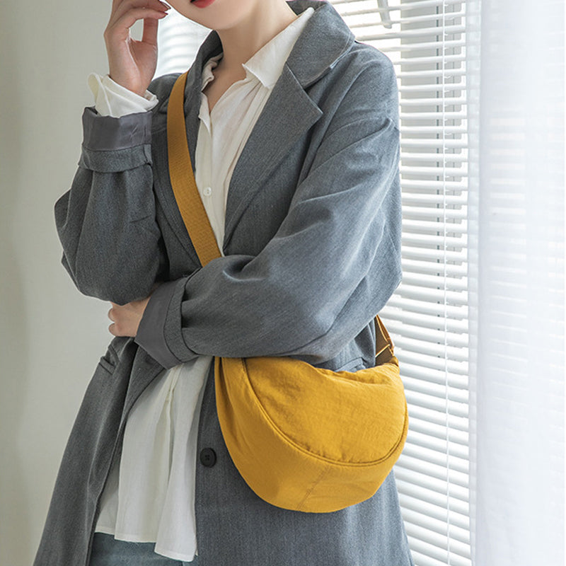 Wille Dames Handtas | Duurzaam Polyester, Casual Halve Maan Design 0