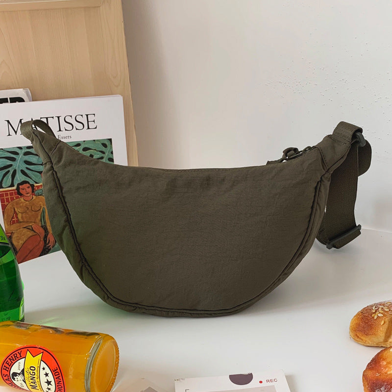Wille Dames Handtas | Duurzaam Polyester, Casual Halve Maan Design 7