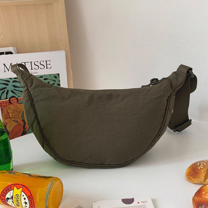 Wille Dames Handtas | Duurzaam Polyester, Casual Halve Maan Design 7