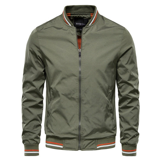 Willem Heren Bomberjack | Kaki, Tijdloos Design, Comfortabele Pasvorm 0