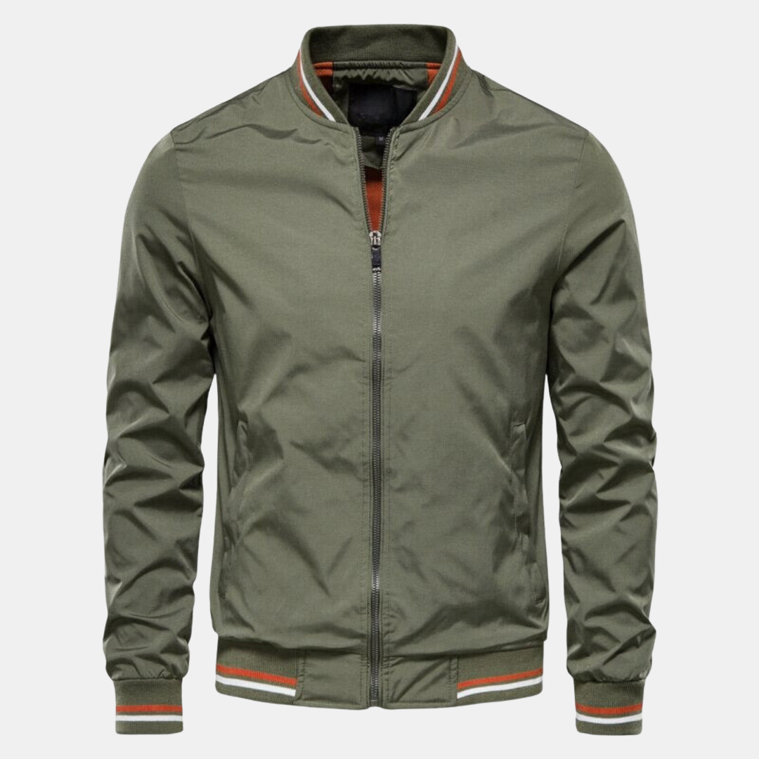 Willem Heren Bomberjack | Kaki, Tijdloos Design, Comfortabele Pasvorm 13