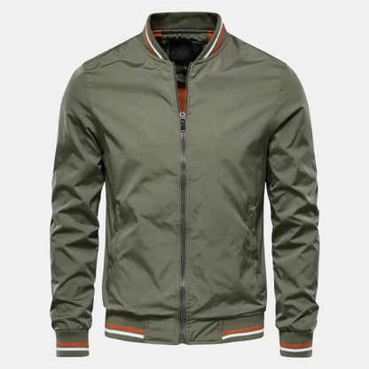 Willem Heren Bomberjack | Kaki, Tijdloos Design, Comfortabele Pasvorm 13