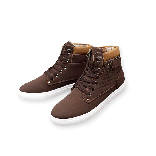 Willem Heren Enkellaarsjes | Zwarte Enkellaarsjes Met Hak, Comfortabel en Antislip