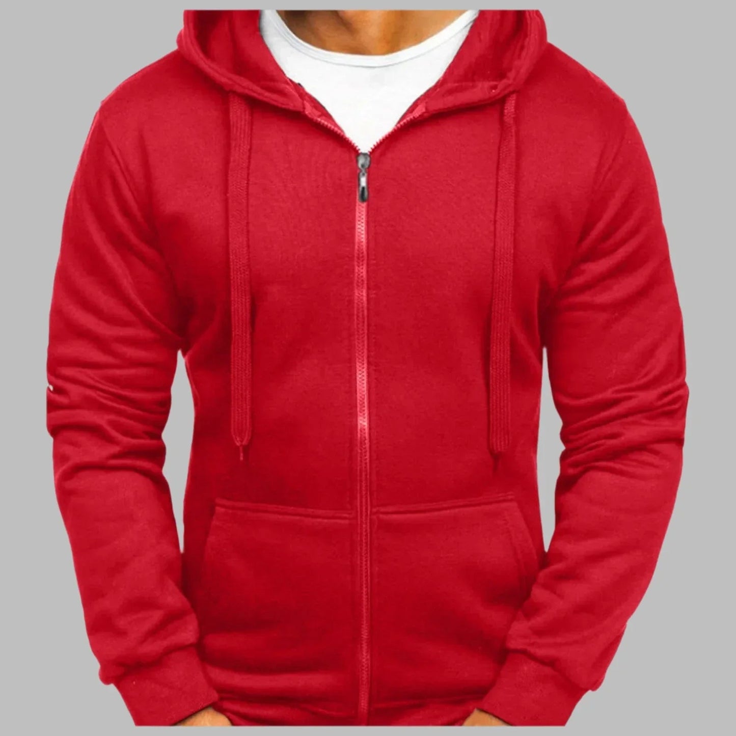 Willem Heren Hoodie | 100% Katoen, Comfortabele Ritssluiting, Casual 1