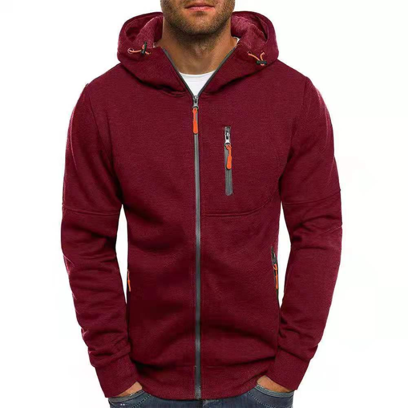 Willem Heren Hoodie | Zwart, Comfortabele Katoenmix 0