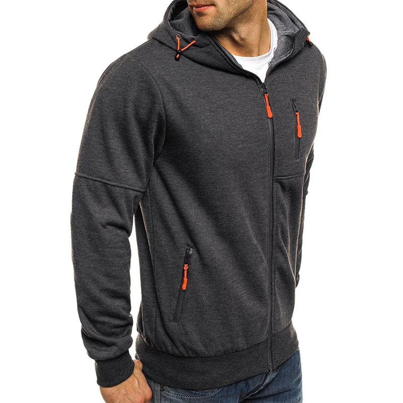 Willem Heren Hoodie | Zwart, Comfortabele Katoenmix 1