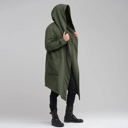 Willem Heren Vest | Gotische Stijl met Capuchon, Katoenmix 0