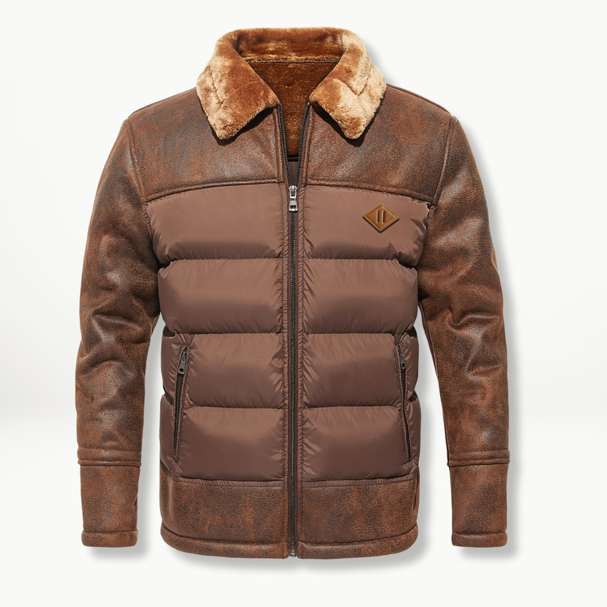 Willem Heren Winterjas | Hoogwaardige Polyester Mix, Comfortabel en Stijlvol 0