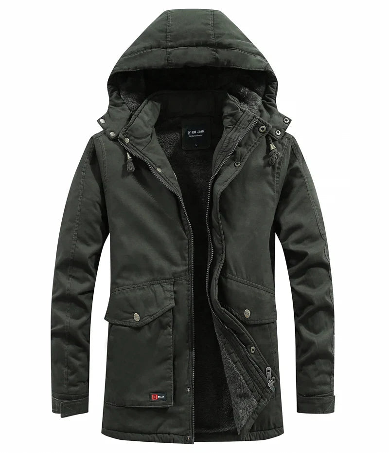 Willem Heren Winterjas | Winddicht Met Capuchon, Casual Winterjassen Heren Sale 0