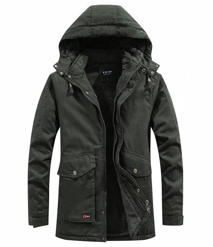 Willem Heren Winterjas | Winddicht Met Capuchon, Casual Winterjassen Heren Sale 0