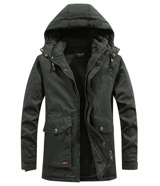 Willem Heren Winterjas | Winddicht Met Capuchon, Casual Winterjassen Heren Sale 0