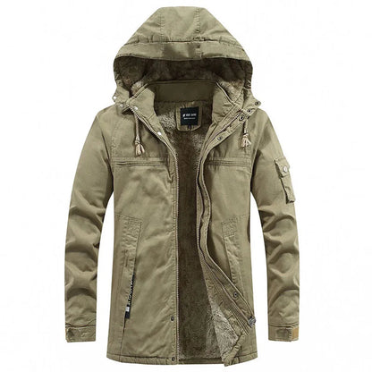 Willem Heren Winterjas | Winddicht Met Capuchon, Casual Winterjassen Heren Sale 5