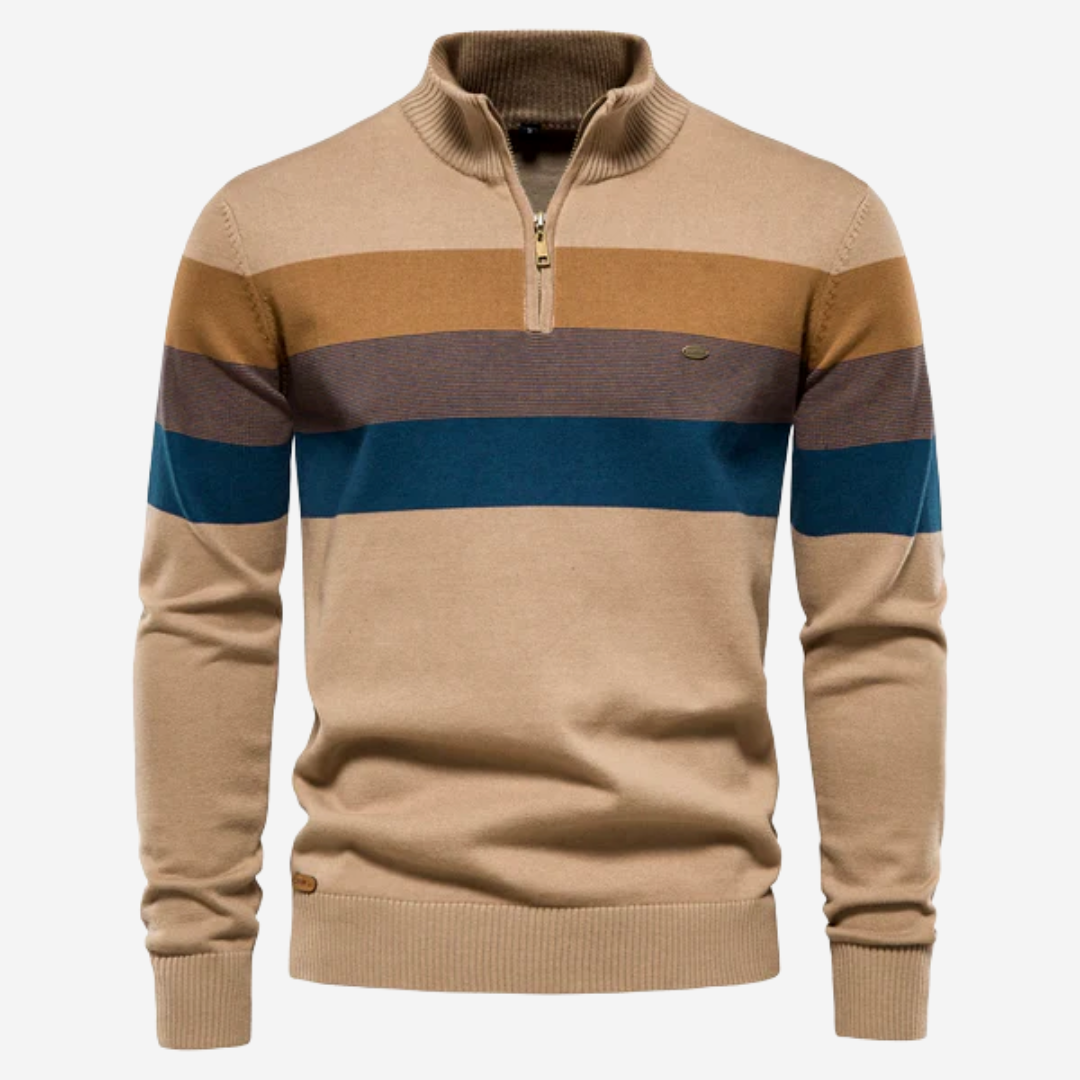 Willem Herensweater | Halve Rits, Comfortabel 0