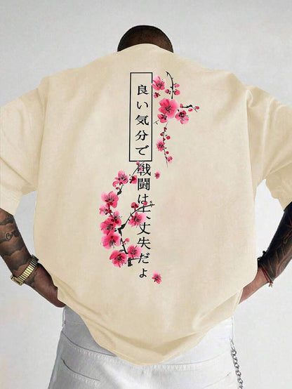 Wit heren T-shirt met print – losvallend en perfect voor een frisse zomerlook 10