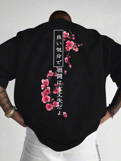 Wit heren T-shirt met print – losvallend en perfect voor een frisse zomerlook 6