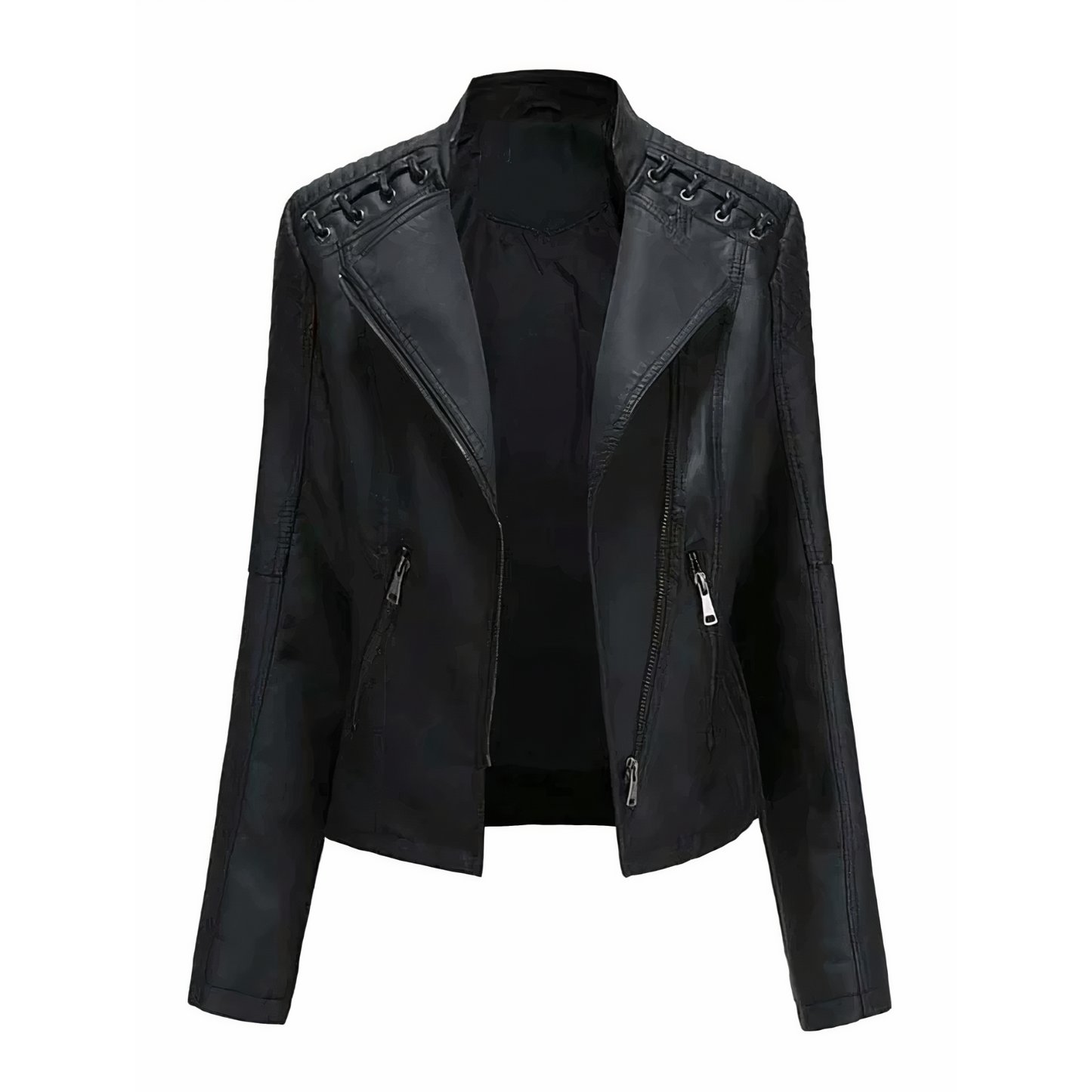 Wolff Dames Jack | Leren Damesjack met PU-Leren, Elegant en Comfortabel 0