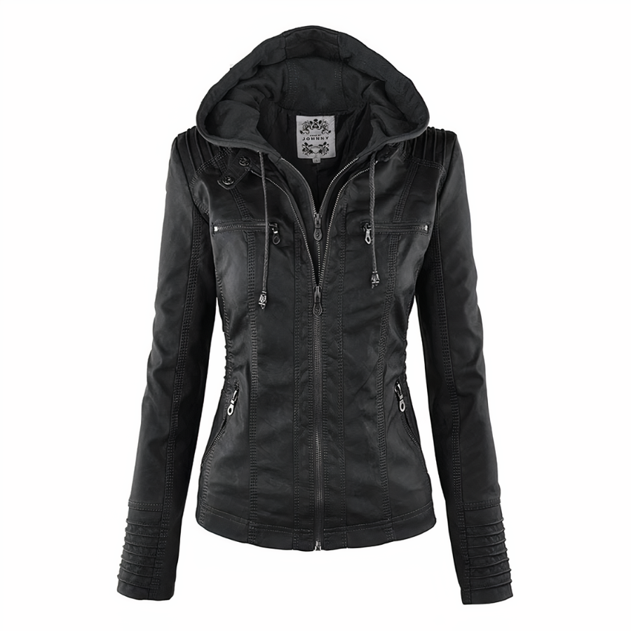 Wolff Dames Leren Jack | PU-Leren, Thermische Voering, Elegant 1