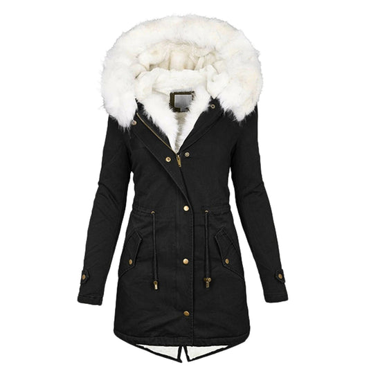 Wolff Dames Winterjas | Fleece Voering, Winddicht, Lange Snit 0