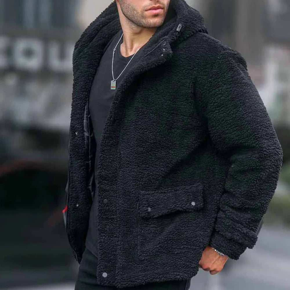 Wolff Heren Hoodie | Zacht Teddybont, Casual 0