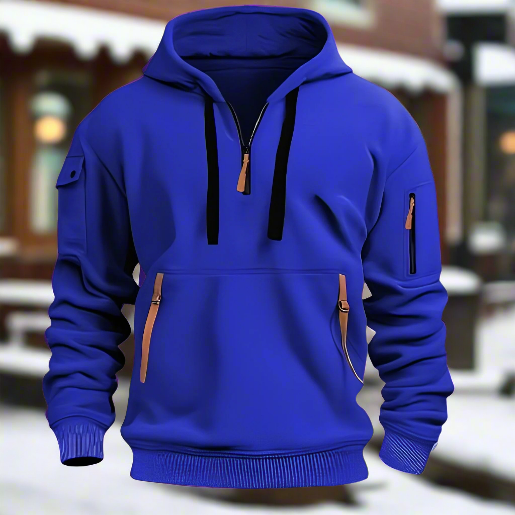 Wolff Heren Hoodie | Zachte Katoenmix, Casual Comfort 1