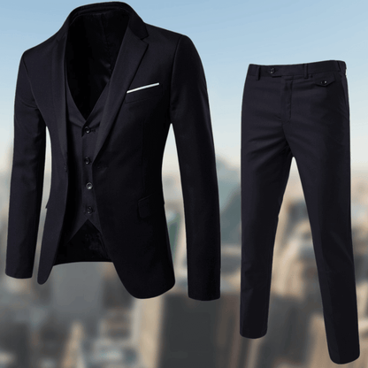 Wolff Zwart Heren Pak | Tijdloos Elegant 0
