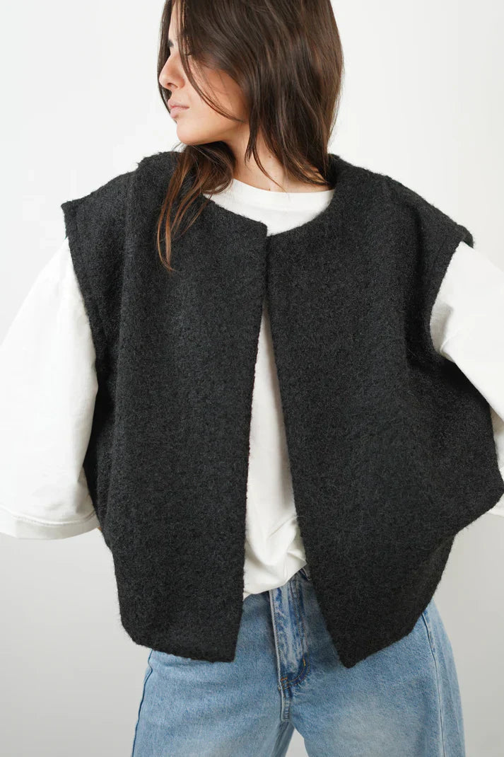 YANELA | Luxe Mohair Vest 2