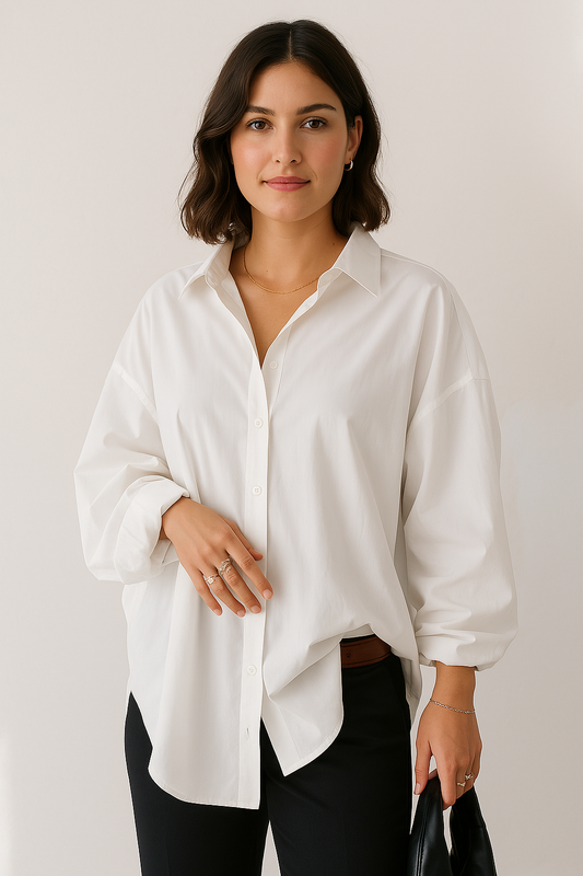 YUMIKO | Oversized Blouse in Minimalistische Stijl 0