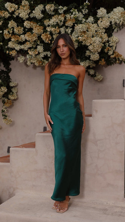 YVELINE | Strapless jurk met elegante snit 2